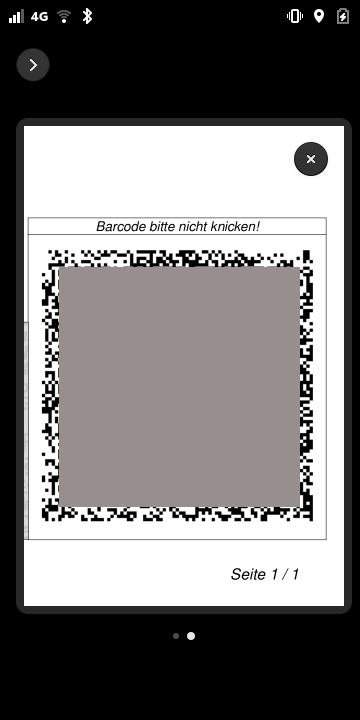 PDF barcode on phosh's lockscreen